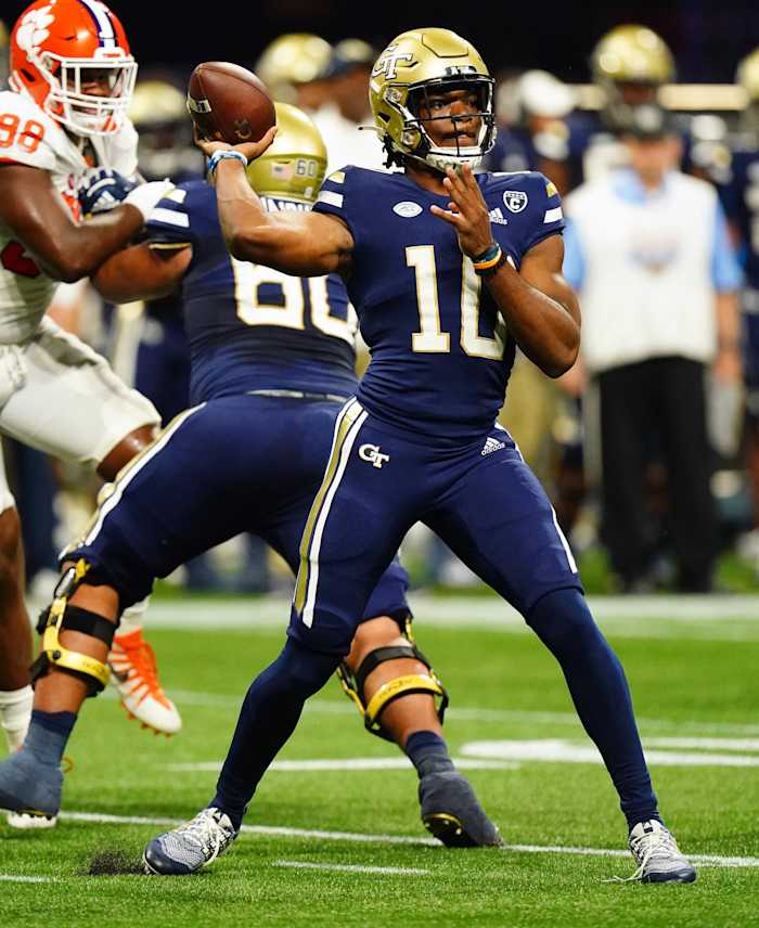 Georgia Tech quarterback Jeff Sims